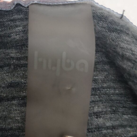 Hyba Warm Systems Ladies Size Large Grey & Black Turtleneck Fleece Lined Top - Picture 3 of 12